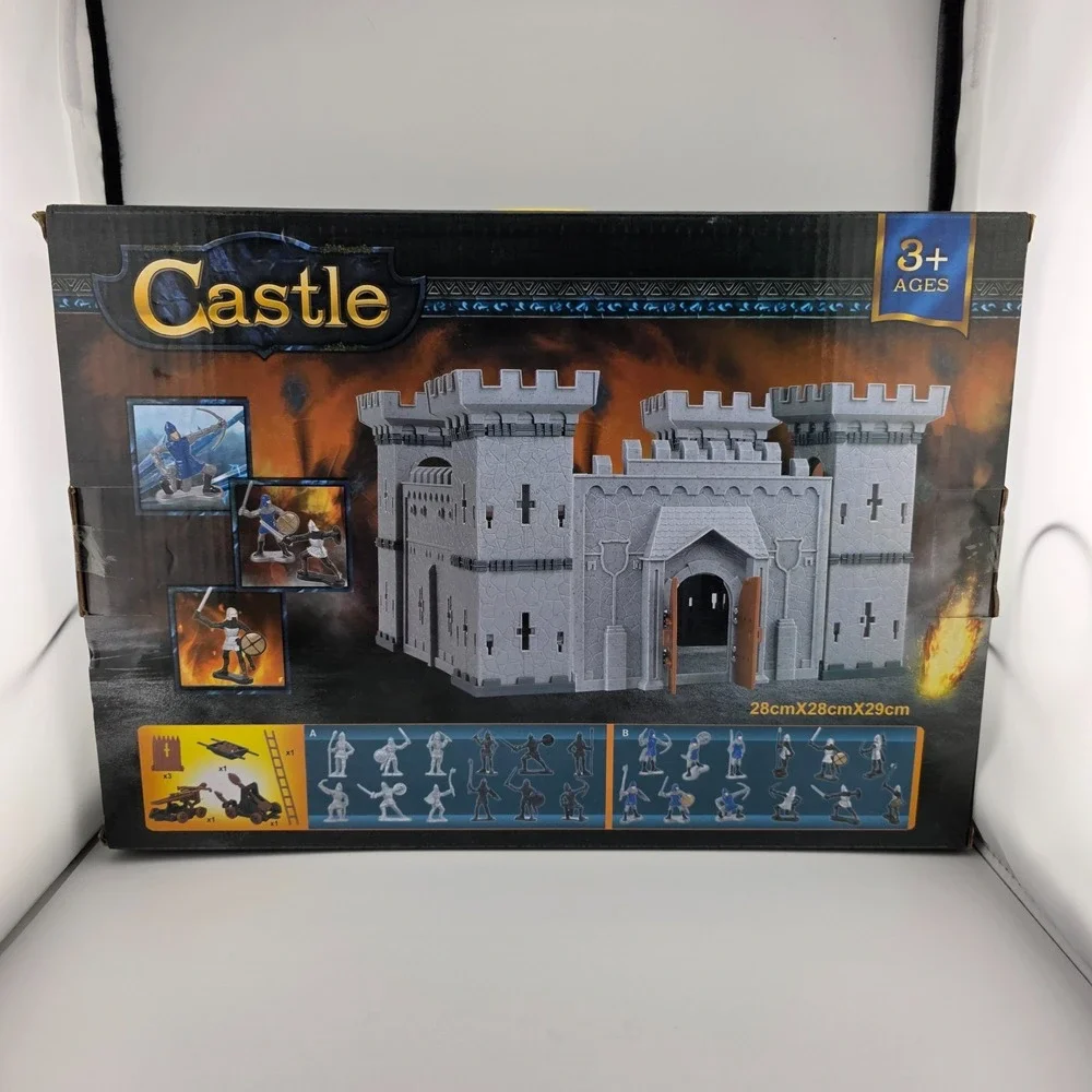 3D Castle Knights Action Figure‎ Toy Playset with Assorted Knights & Props NEW
